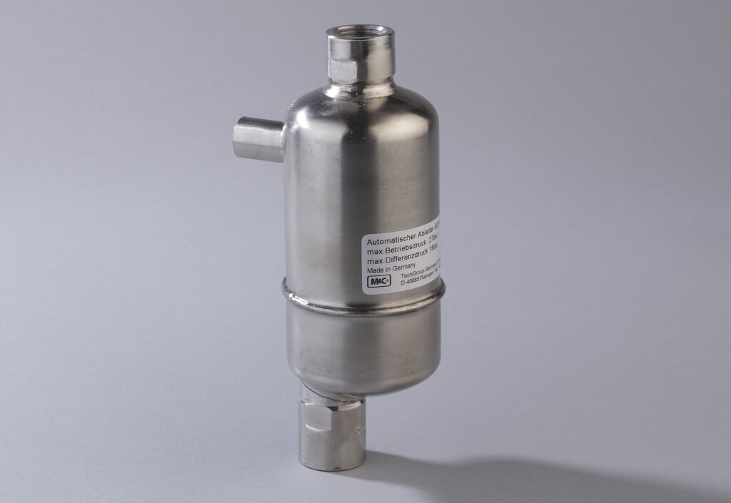 Automatic Condensate Trap with Separator Function ADS-SS Part No.: 09K8000